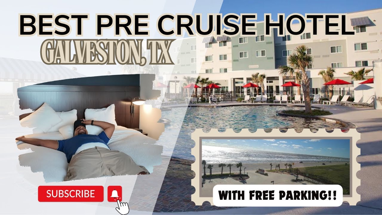 Our Favorite Pre Cruise-Hotel in Galveston Texas #marriott #courtyardbymarriott #galvestontexas