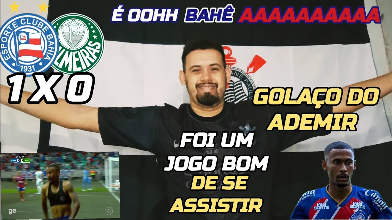 REACT - BAHIA 1x0 PALMEIRAS - BRASILEIRÃO 2025