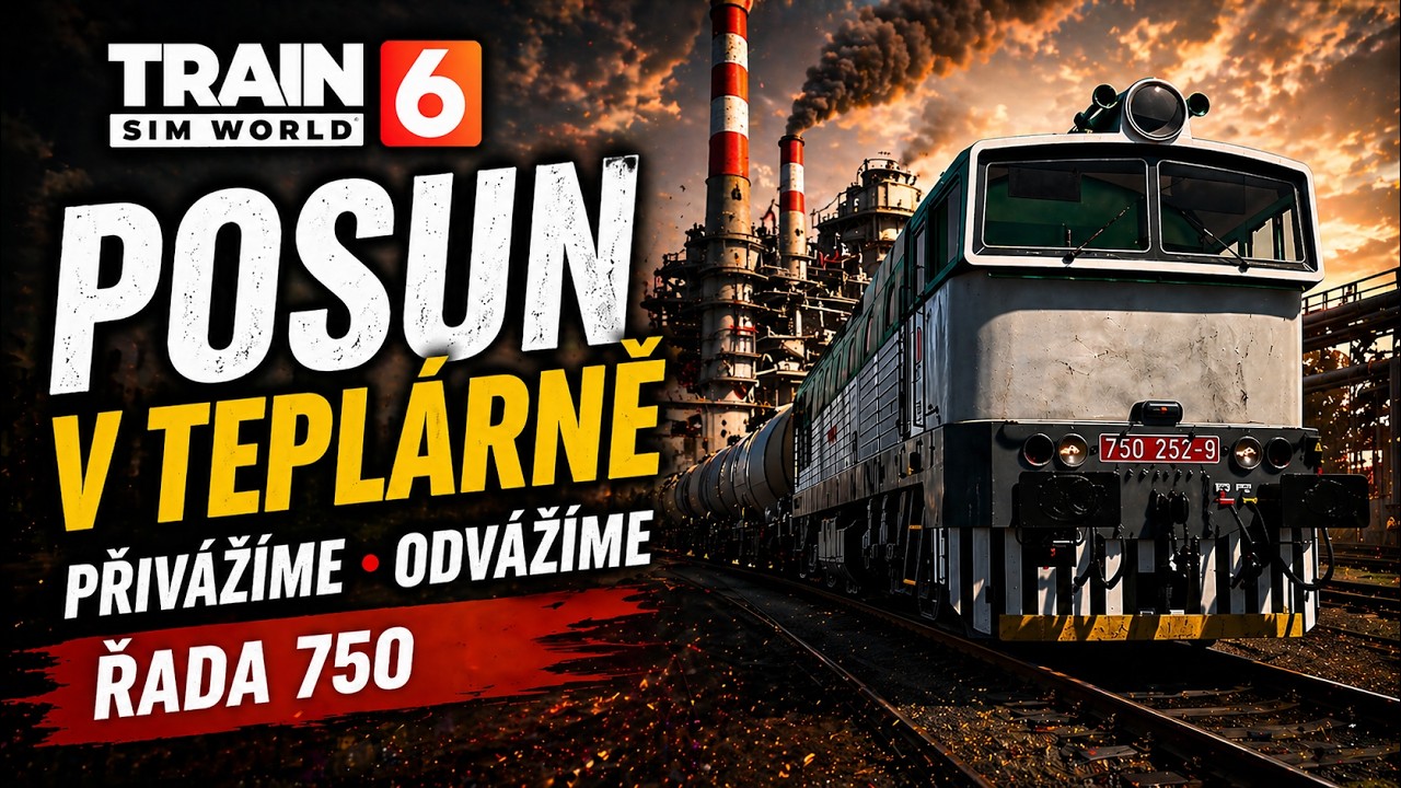 Takhle vypad&aacute; posun v tepl&aacute;rně! 🚆🔥 Řada 750 v akci | Train Sim World 6