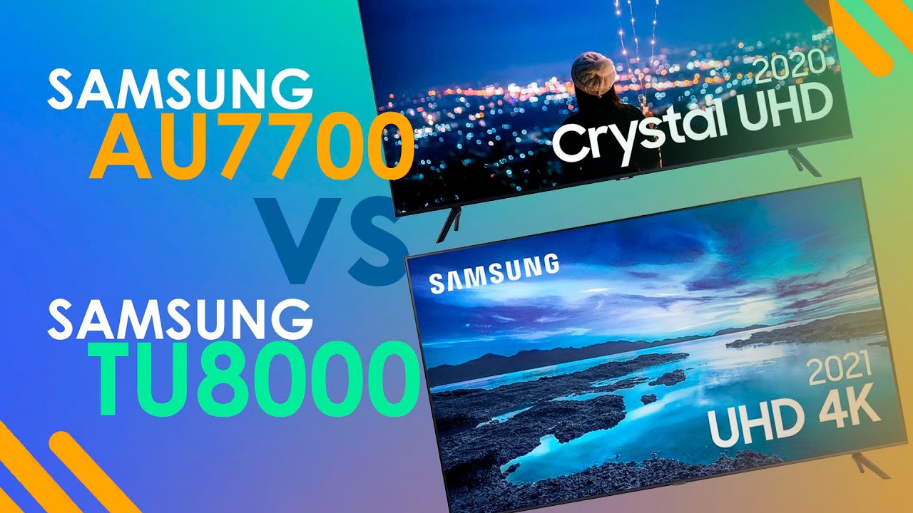 Samsung AU7700 vs TU8000 - QUAL COMPRAR?