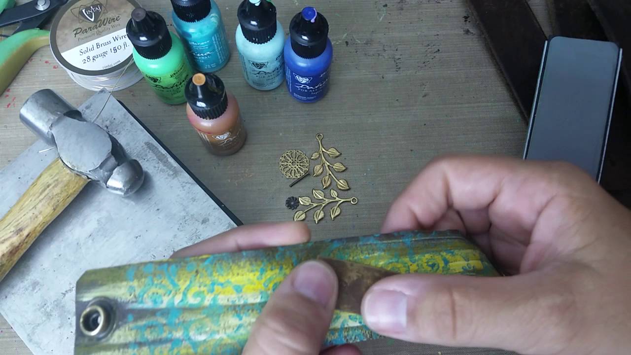 Vintaj Patina | Painting on Leather