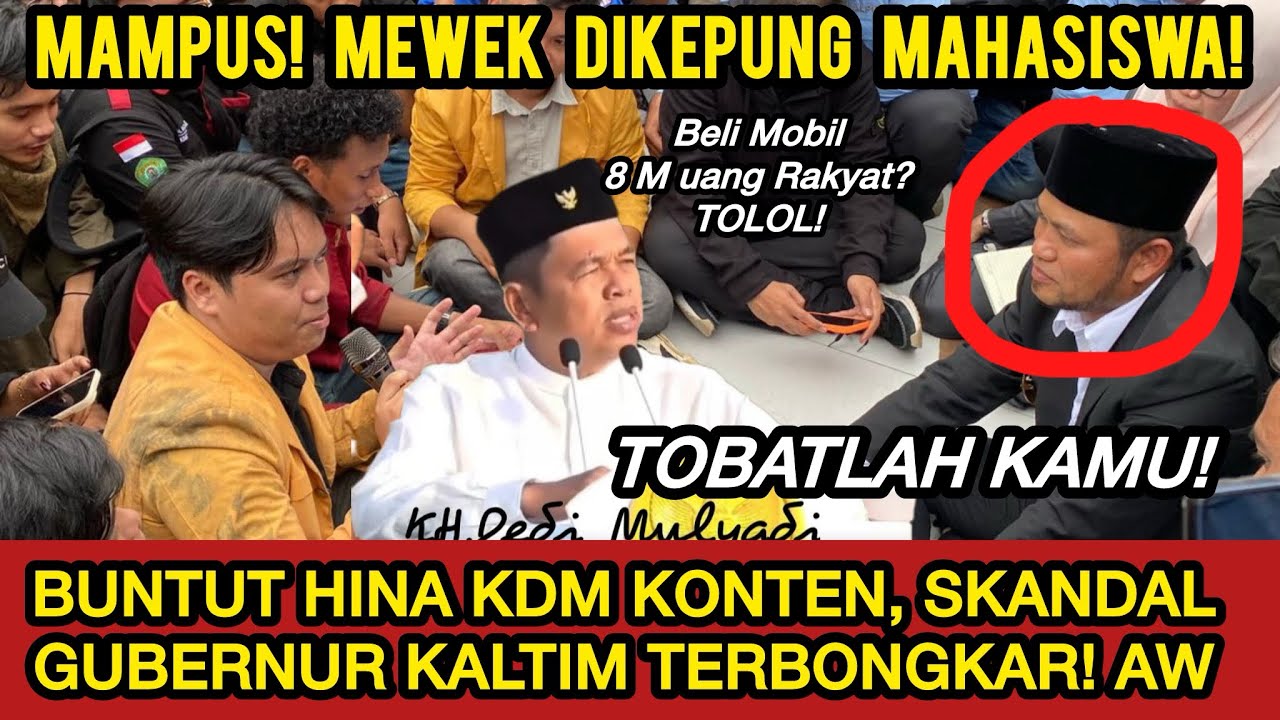 TOLOL! AMUK KDM KE GUBERNUR KALTIM DIPECAT KARENA MOBIL 8 M Uang Rakyat?! JAHAT BANGET KAMU PAK!