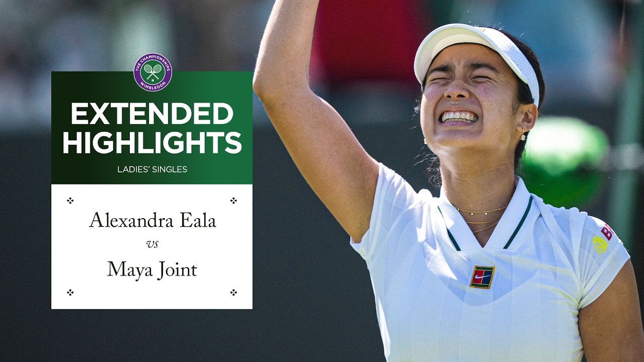 A HISTORIC win! | Alexandra Eala v Maya Joint | Extended Highlights | Wimbledon 2026