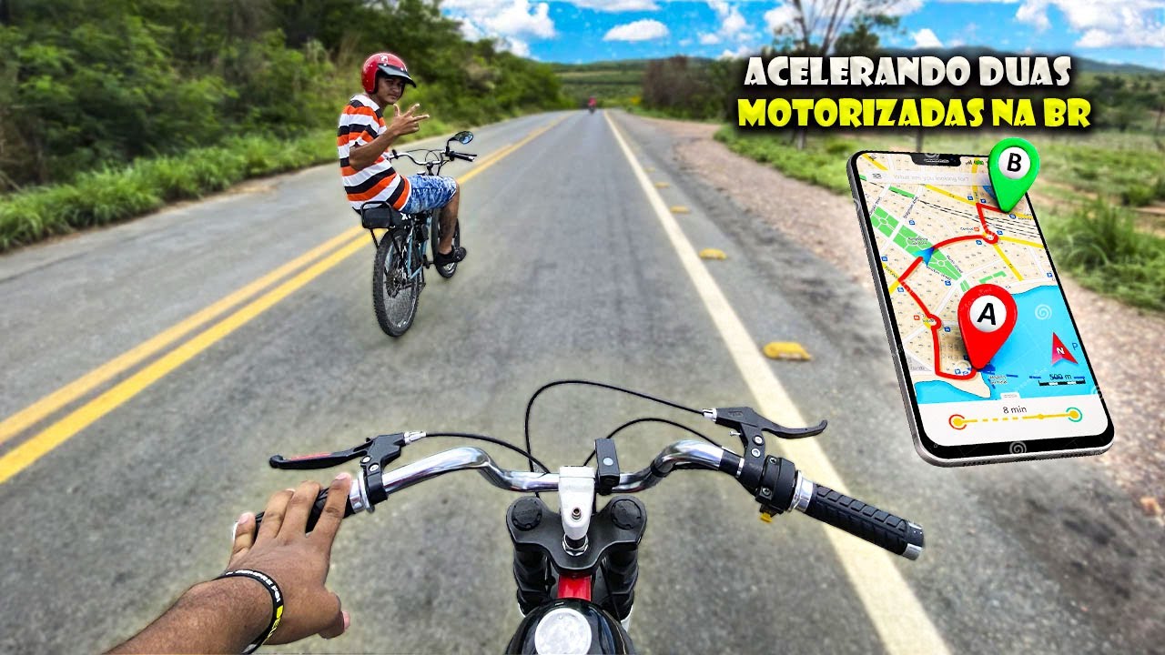 PRIMEIRA VIAGEM DE MOTORIZADA SÓ O CANO😱