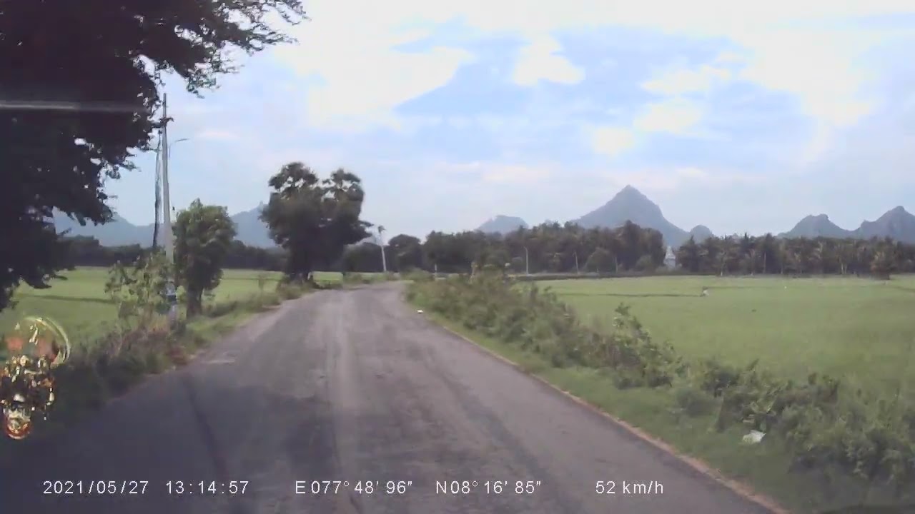 South Indian village road ...