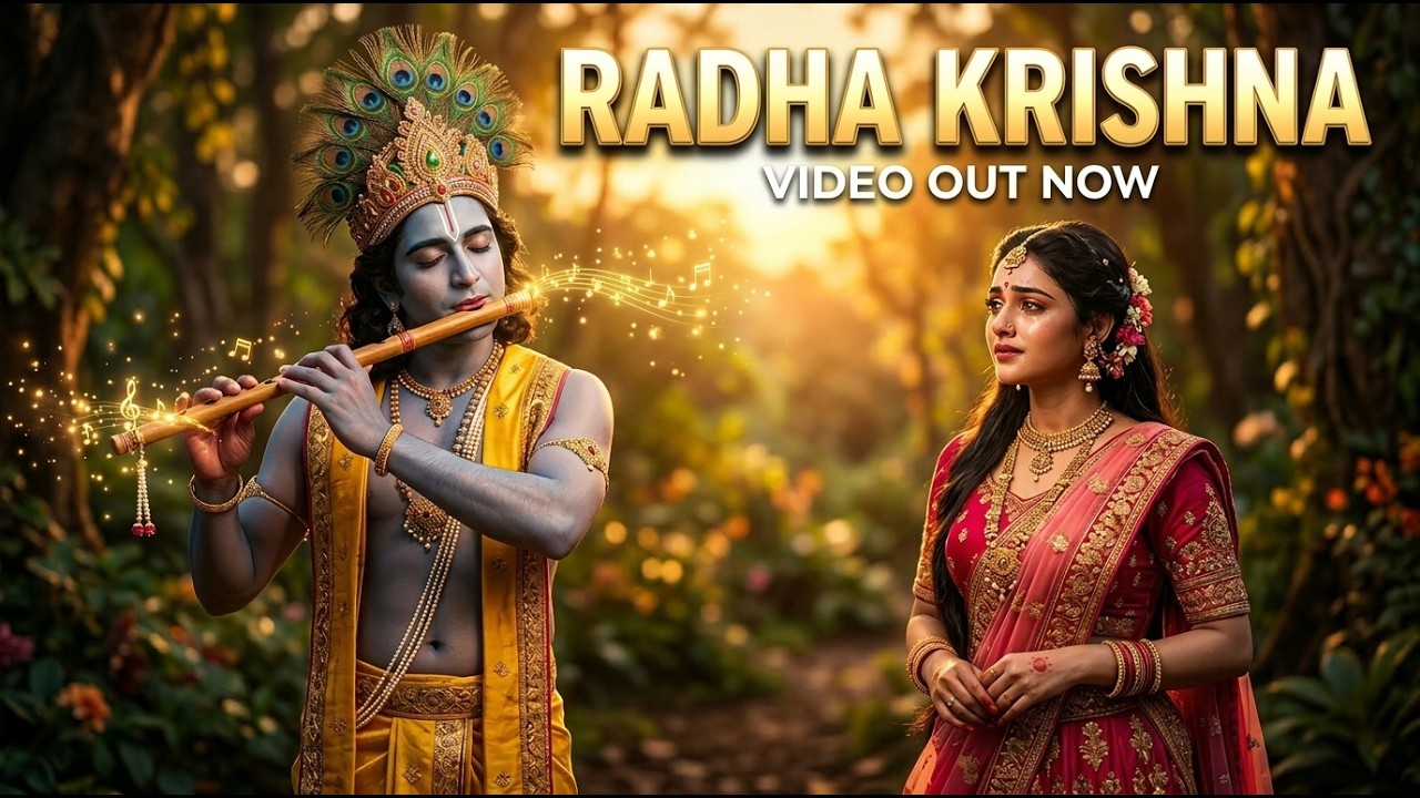 Radha Krishna ❤️ The Eternal Love Story | Beautiful Vrindavan  Video Song-Radha Krishna song