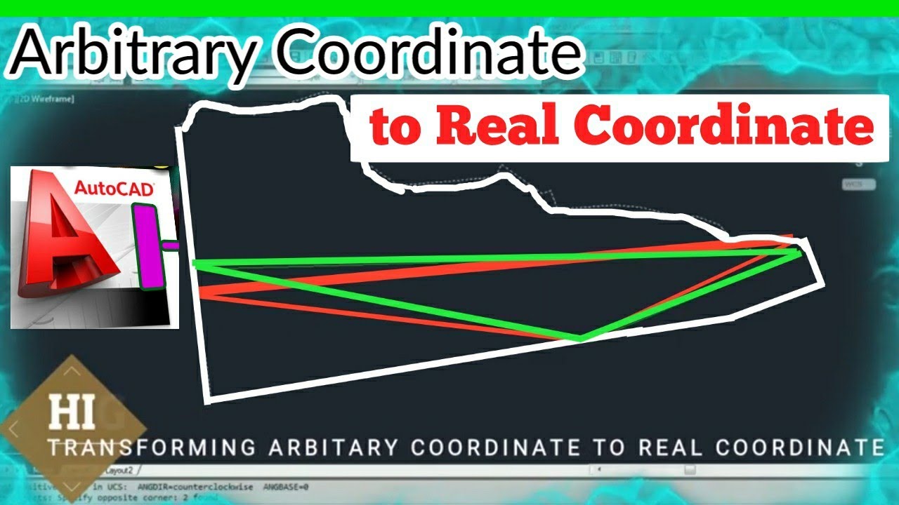 Local Coordinate to Real Coordinate in AutoCAD by Excel