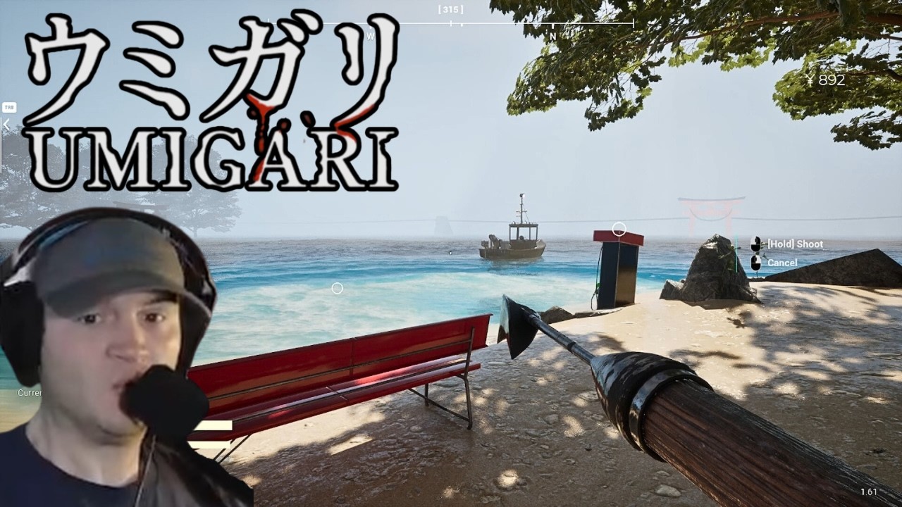UMIGARI. A new Chillas Art horror game about...fishing?