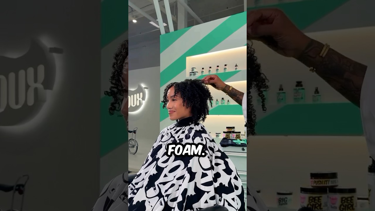 1 продукт #washngo для густых волос с использованием #moussedef #washday #curlyhair #thedoux #nat...