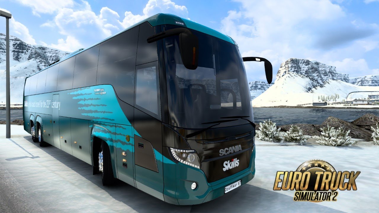 Scania Touring Bus + Interior v2.0