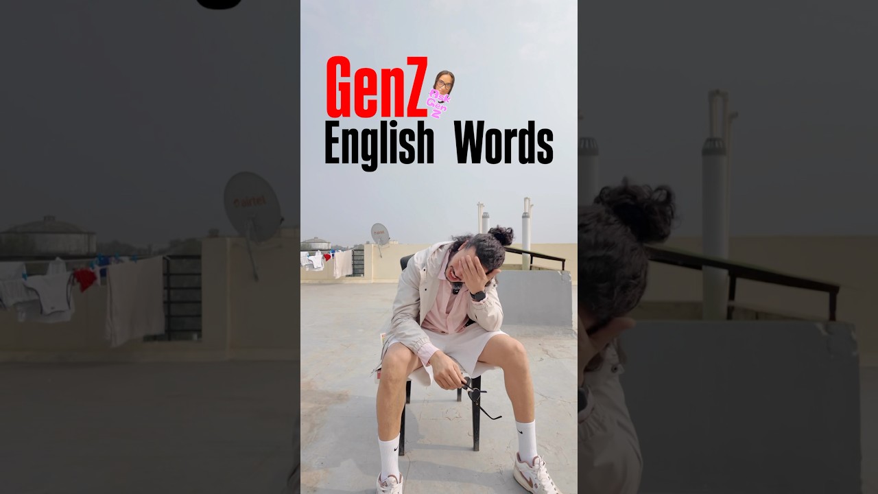 GenZ English Vocabulary | New words | #genz #vocabulary #sameersri #english