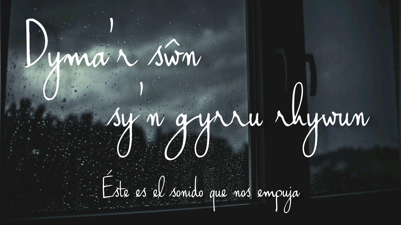 Twm Morys - Sŵn ar gerdyn post + letra en galés y español