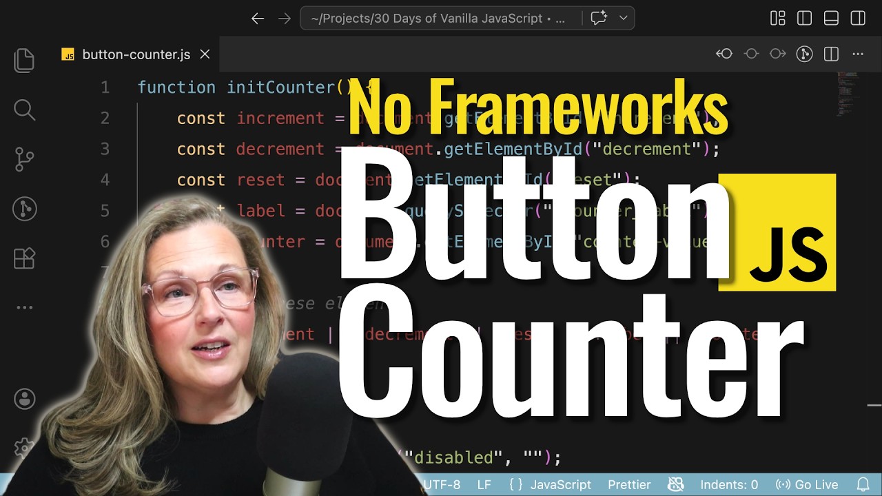 Создание счетчика кнопок с использованием JavaScript (без фреймворков) &mdash; практическое задание.