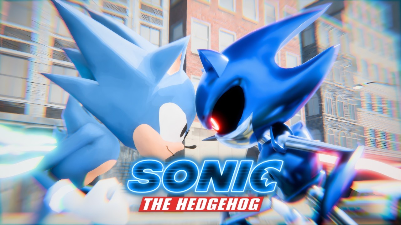 Sonic Vs Metal Sonic | Blender Animation