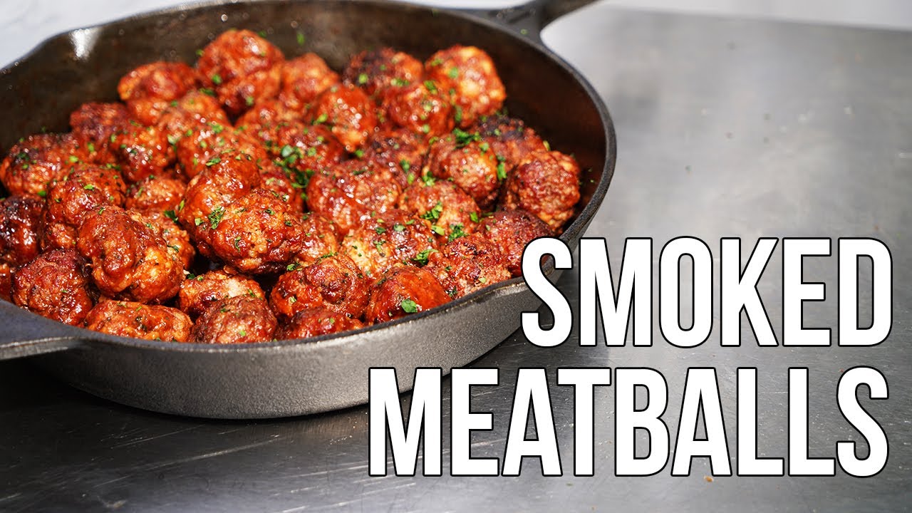 The Best Smoked Meatballs Recipe on the Pit Boss Savannah Onyx Edition