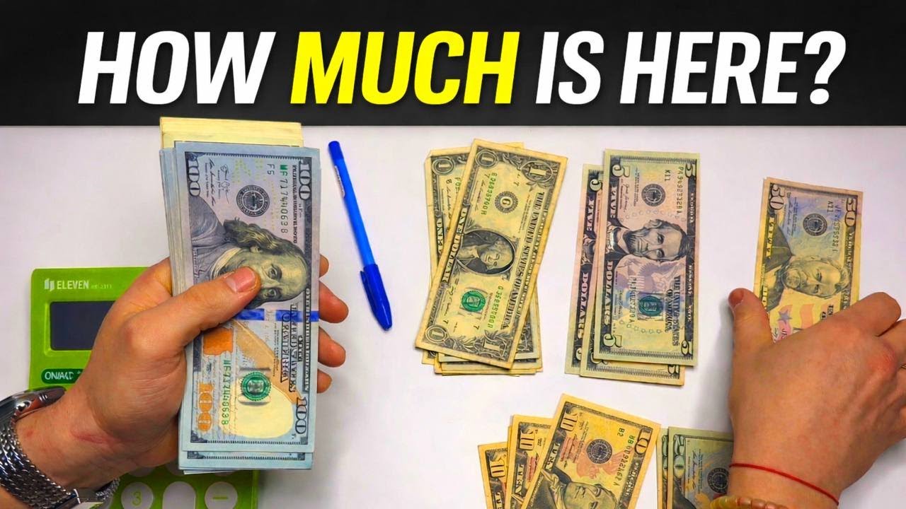 Counting Cash ASMR 💵 How Much Money Is Here? (No Talking)
