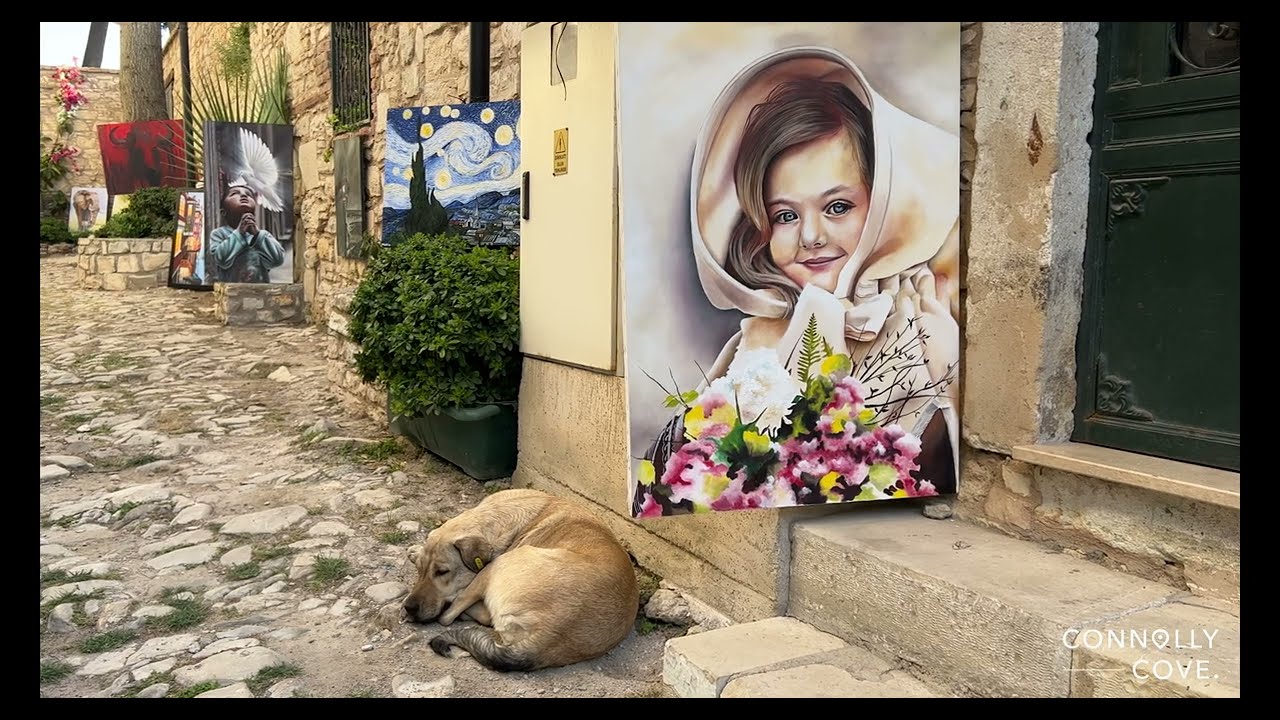 Urla Art Street - Ancient Houses, Cafes, Shops and Art - Urla Turkey