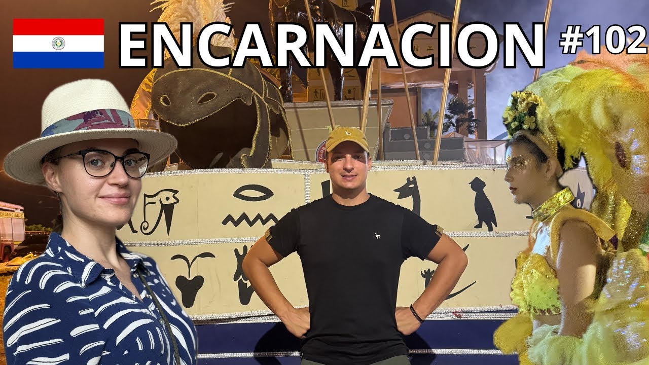 Encarnacion - karnawał haos i brak noclegu... #vlog 102