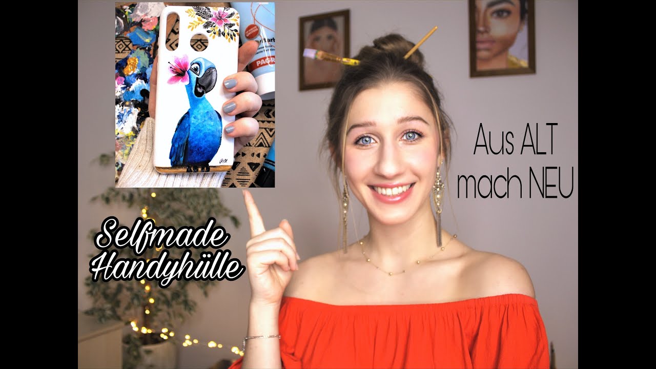 Handyhüllen DIY!! / Tutorial wie du diese Handyhülle selber nachmalen kannst!