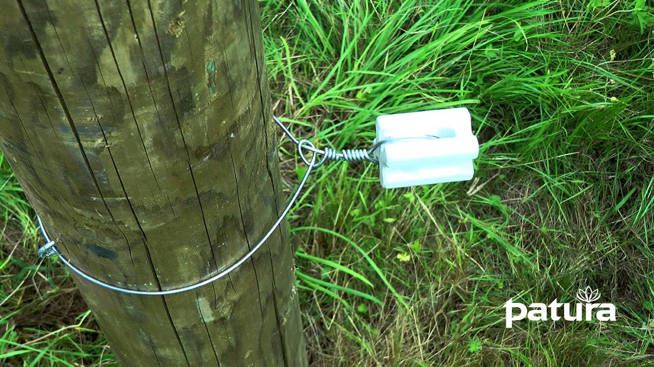 Mount PATURA strain Insulator correctly – for optimum corner attachment