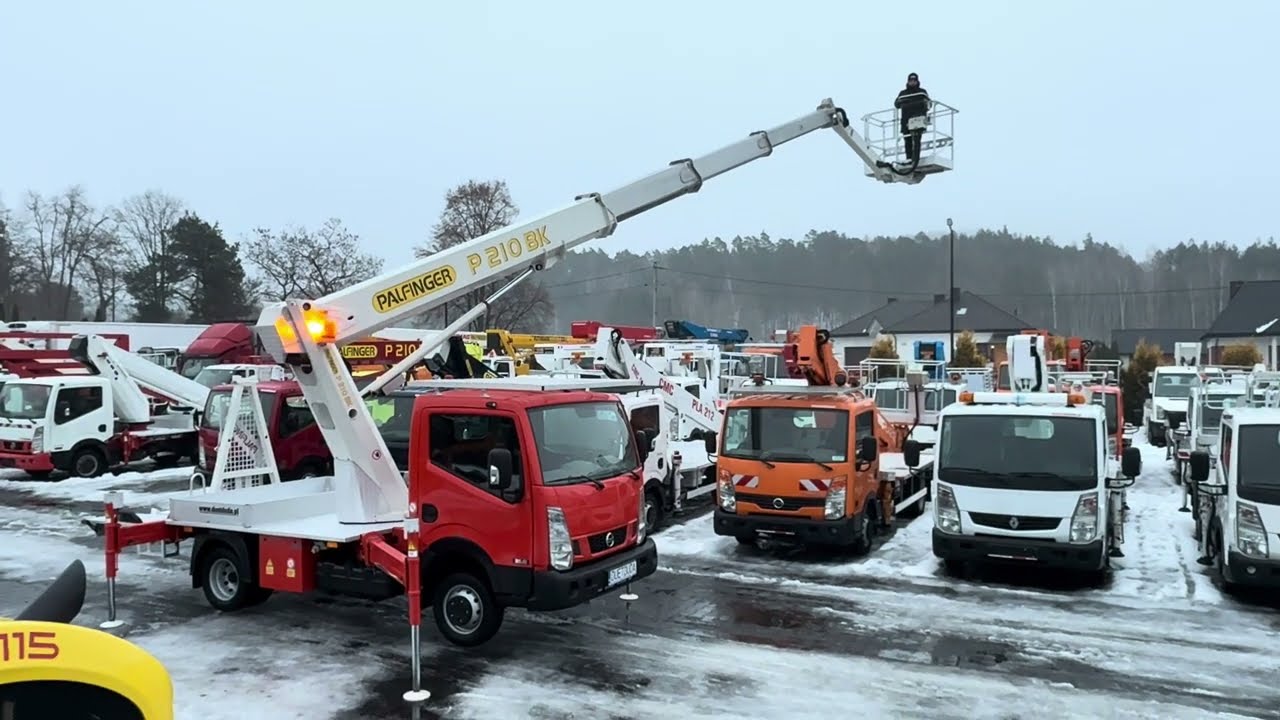 Nissan Cabstar Zwyżka Podnośnik Koszowy PALFINGER P210 BK duetduda.pl
