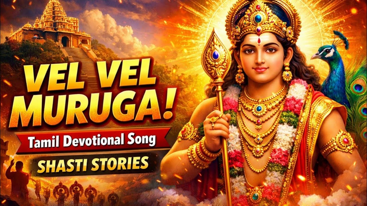 Vel Vel Muruga | Tamil Devotional Song | SHASTI STORIES #tamildevotional #murugan #pakthi #trending