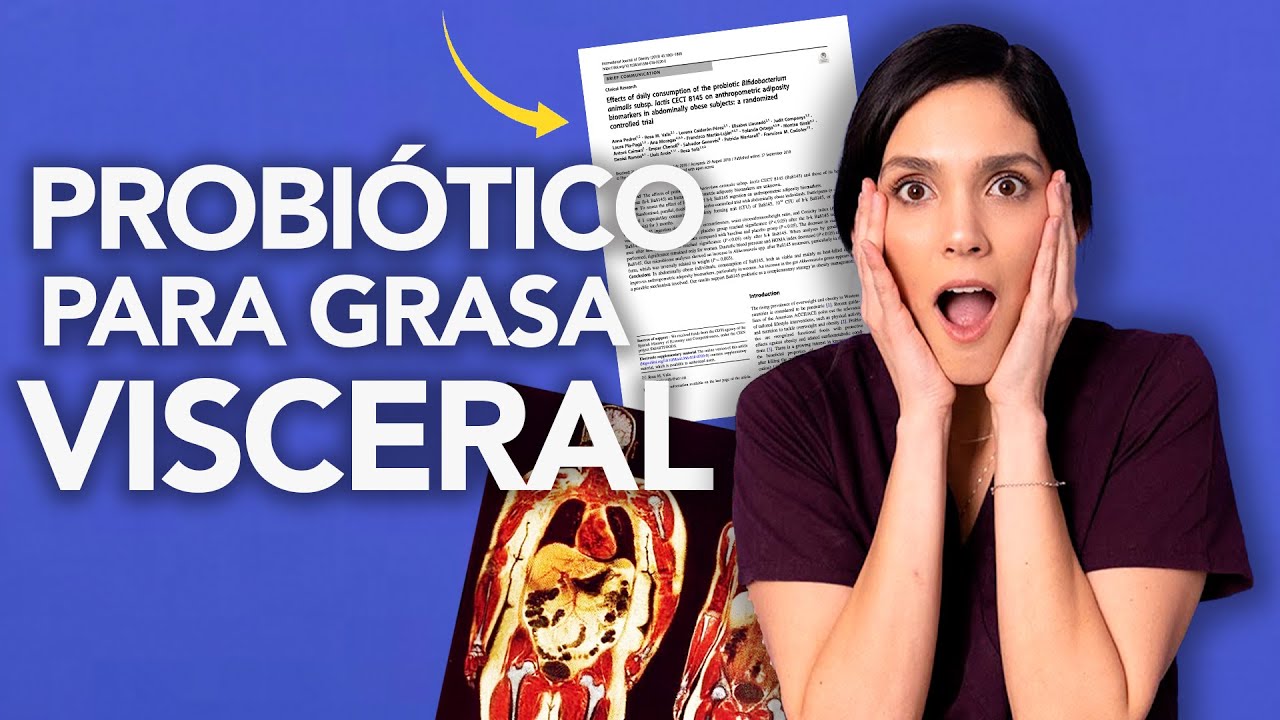 NUEVO PROBIÓTICO PARA GRASA VISCERAL | INFLAMACIÓN INTESTINAL | Dra. Jackie