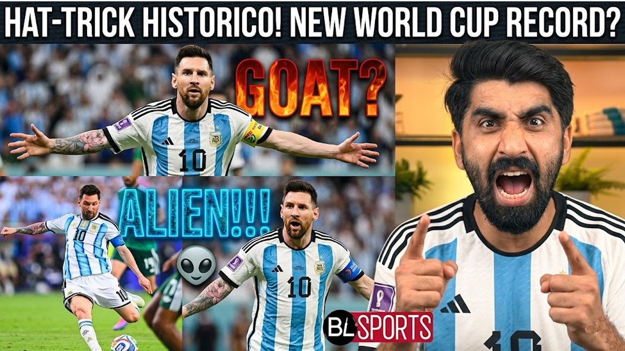 Messi Is Not A GOAT... He's An ALIEN! 👽 Hat-Trick Creates World Cup History