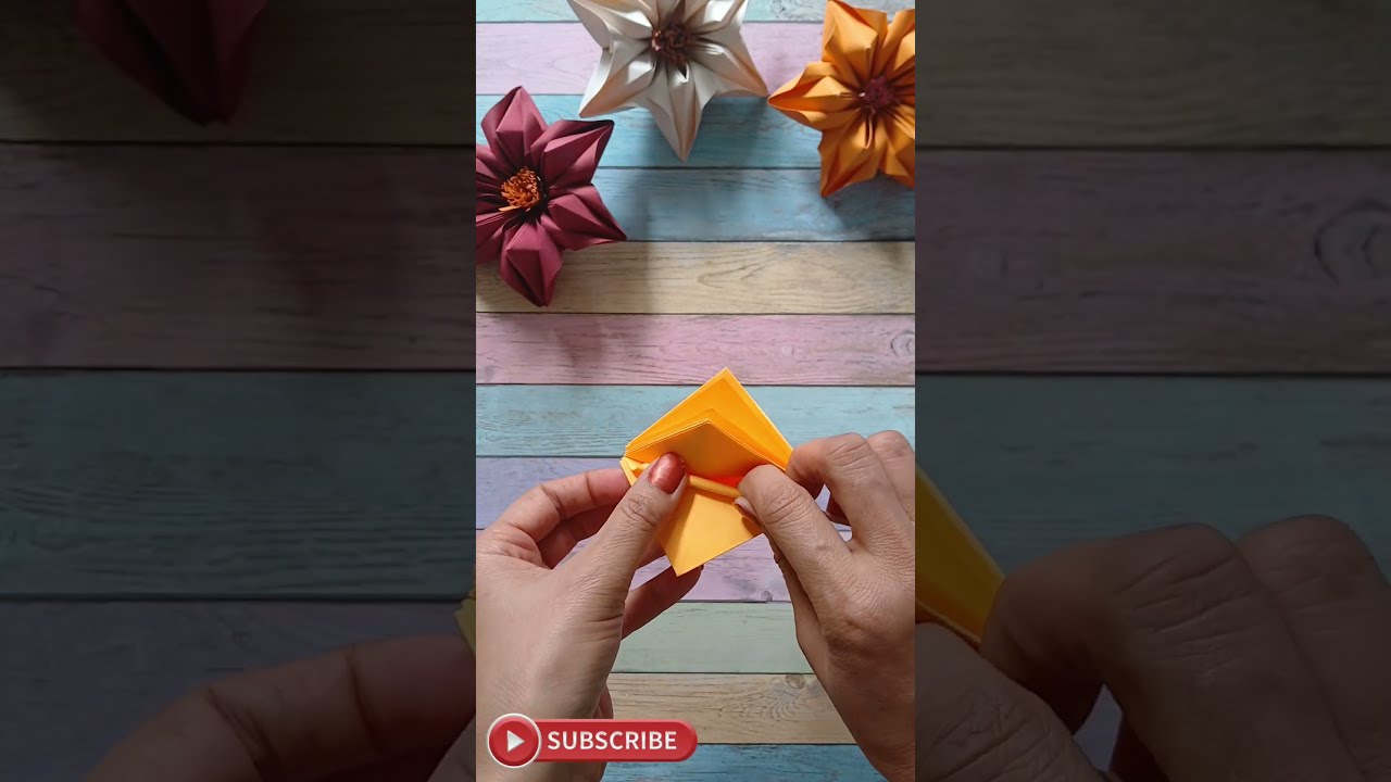 Beautiful Origami Flowers &ndash; Easy DIY Paper Craft #DIY #Craft #origami