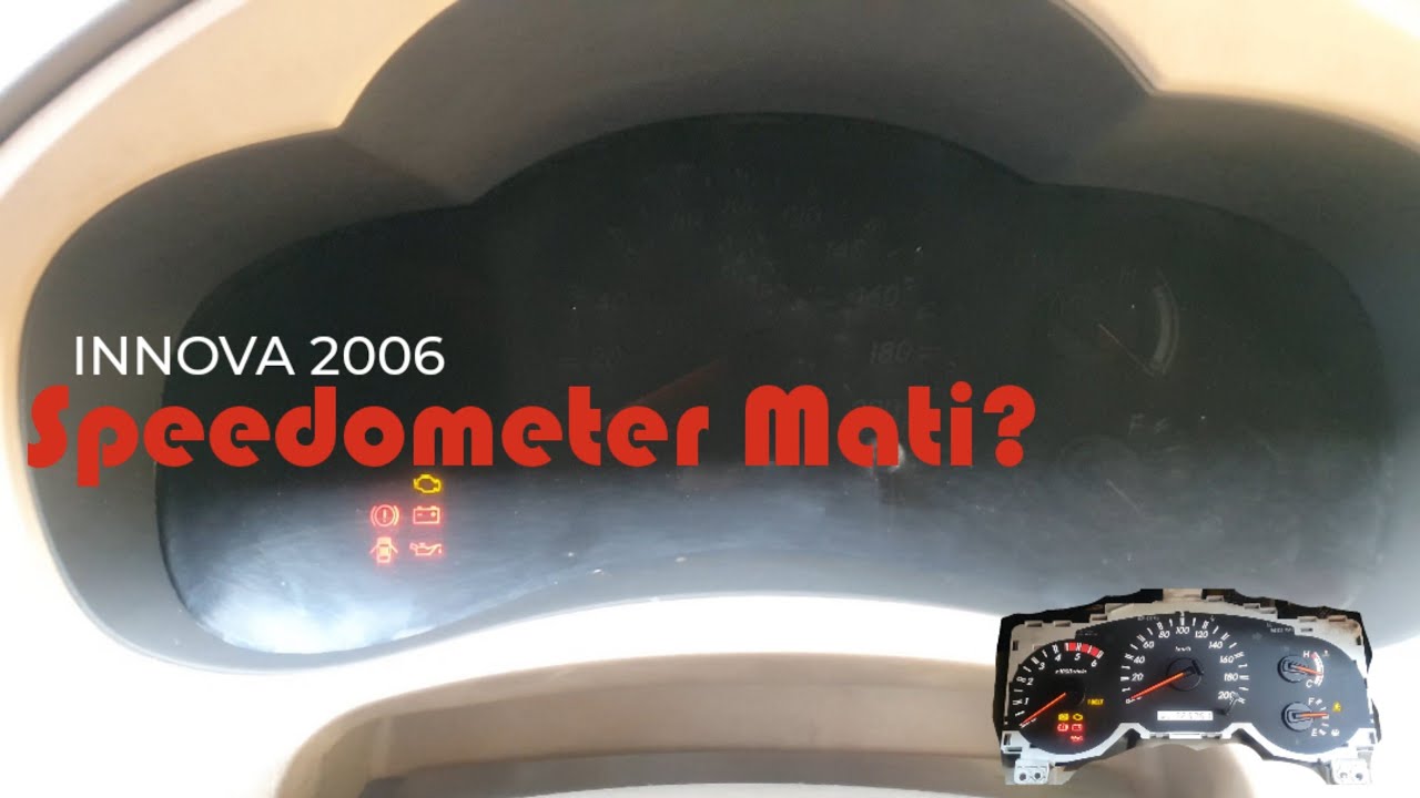 bongkar speedometer innova 2006 Nyala klo panas