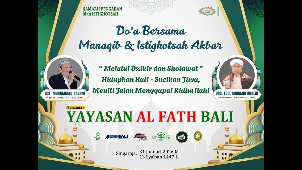 DO'A BERSAMA - MANAQIB & ISTIGHOTSAH AKBAR