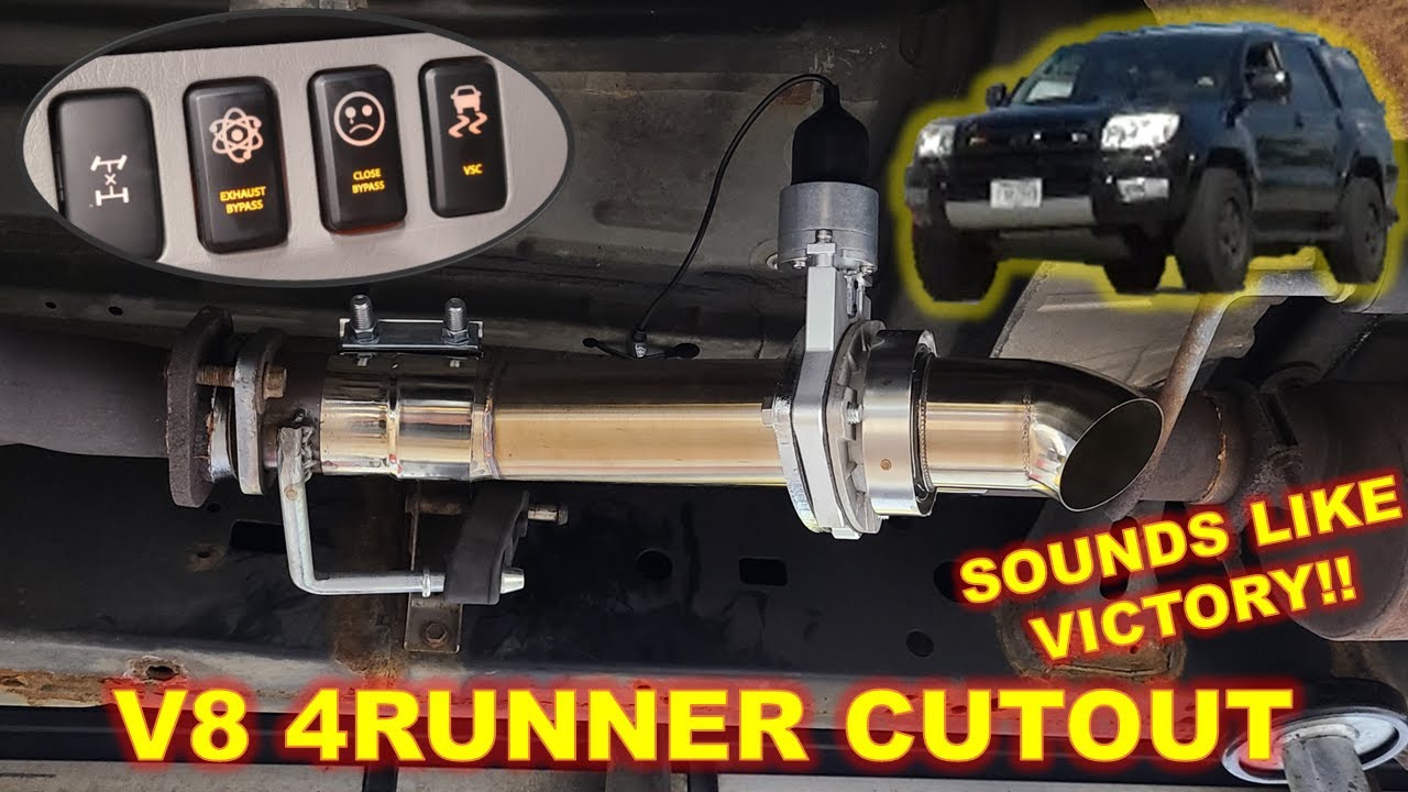 Выхлопная система 4Runner Exhaust Cutout/Dump — V8 4-го поколения — звучит безумно
