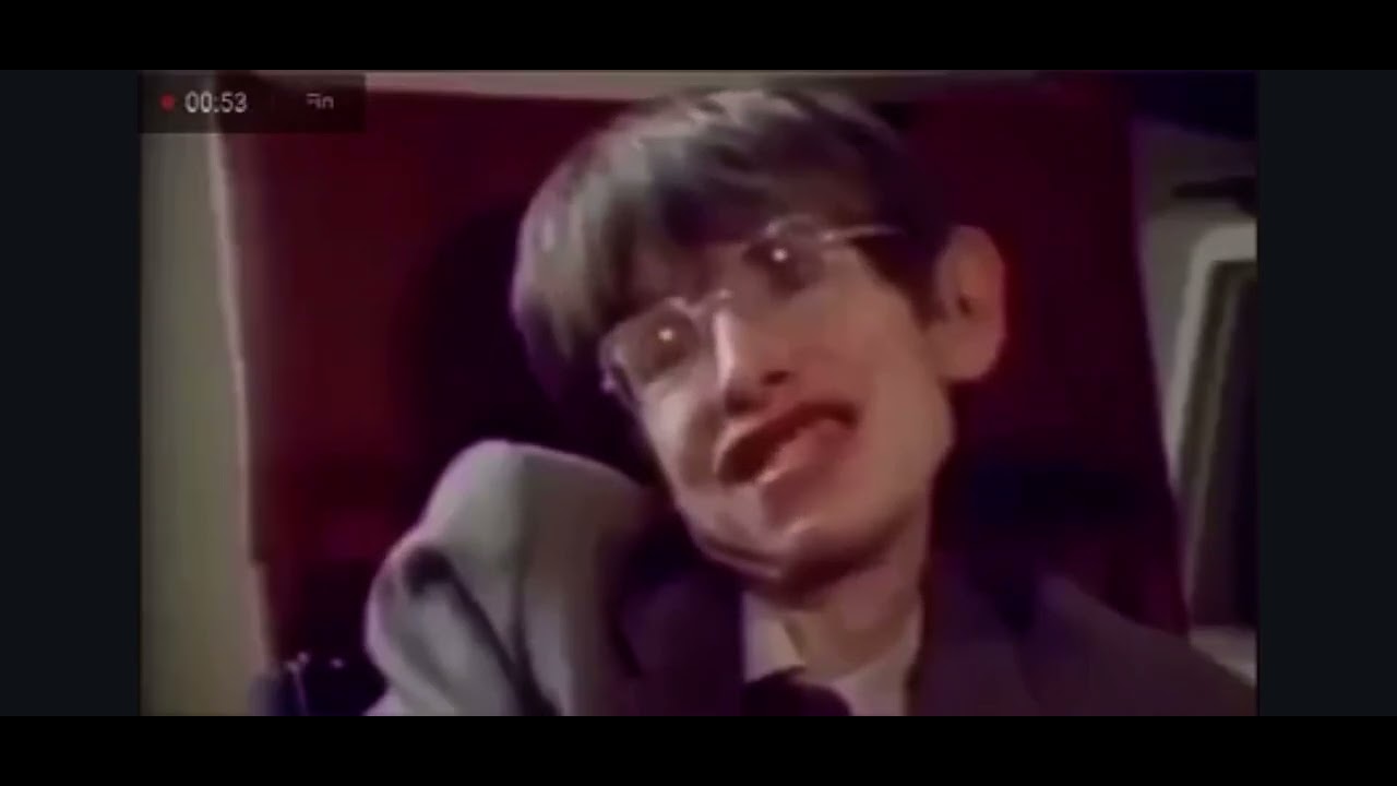 Interview Stephen Hawking with a human interpreter