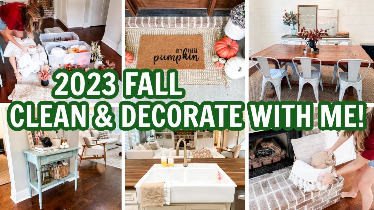 FALL CLEAN & DECORATE WITH ME!
