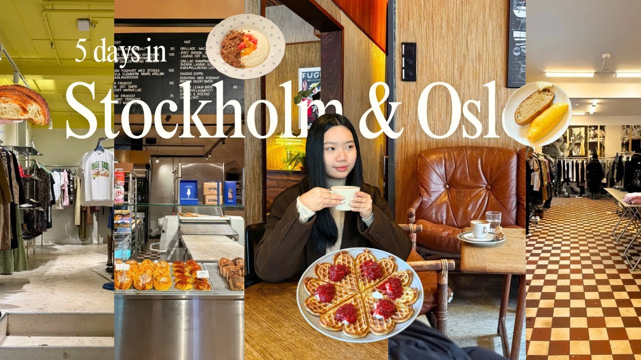 5 days in Stockholm & Oslo | must eats, cafes, aesthetic shops, and other gems 