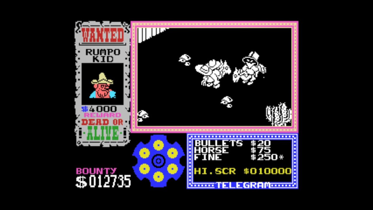 Gunfright (1985) - Gameplay 3 - MSX Retrogame
