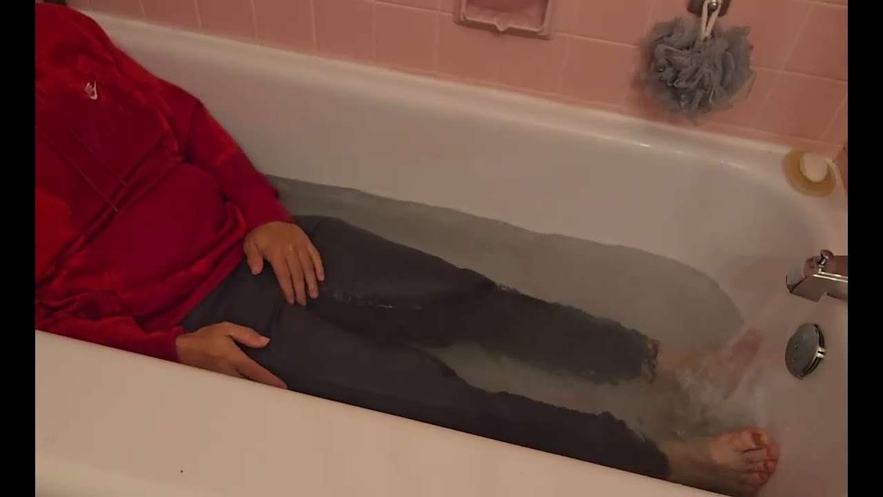 Bath in Nike Clothes 