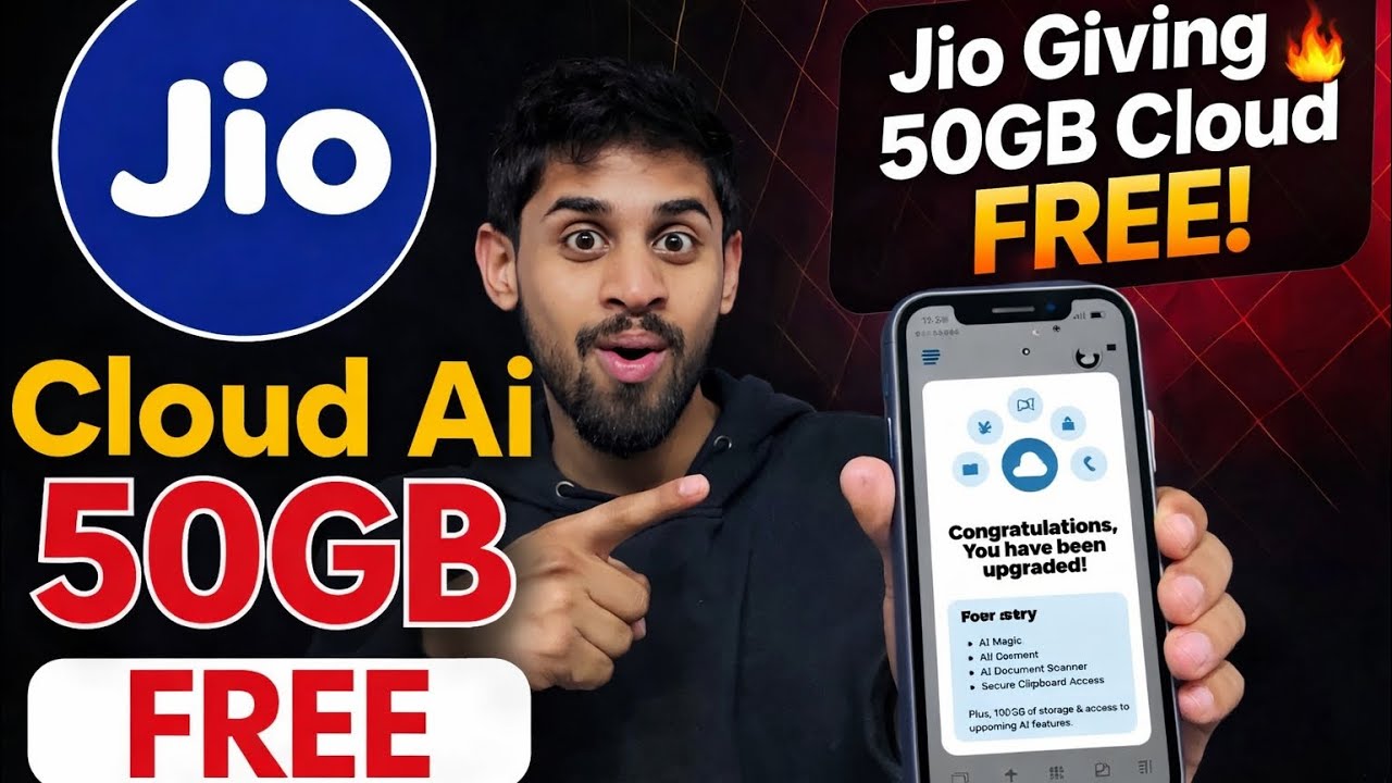 50GB FREE ON JIO CLOUD 