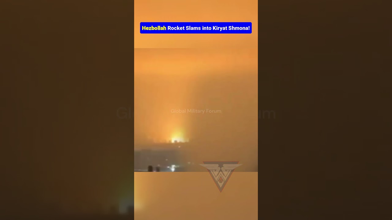 Fireball in Kiryat Shmona: 122mm Rocket Strike Analysis