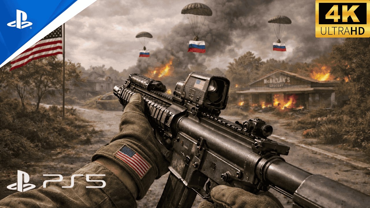(PS5) Russian Invasion in America | Realistic Gameplay (4K60FPS) Call of Duty