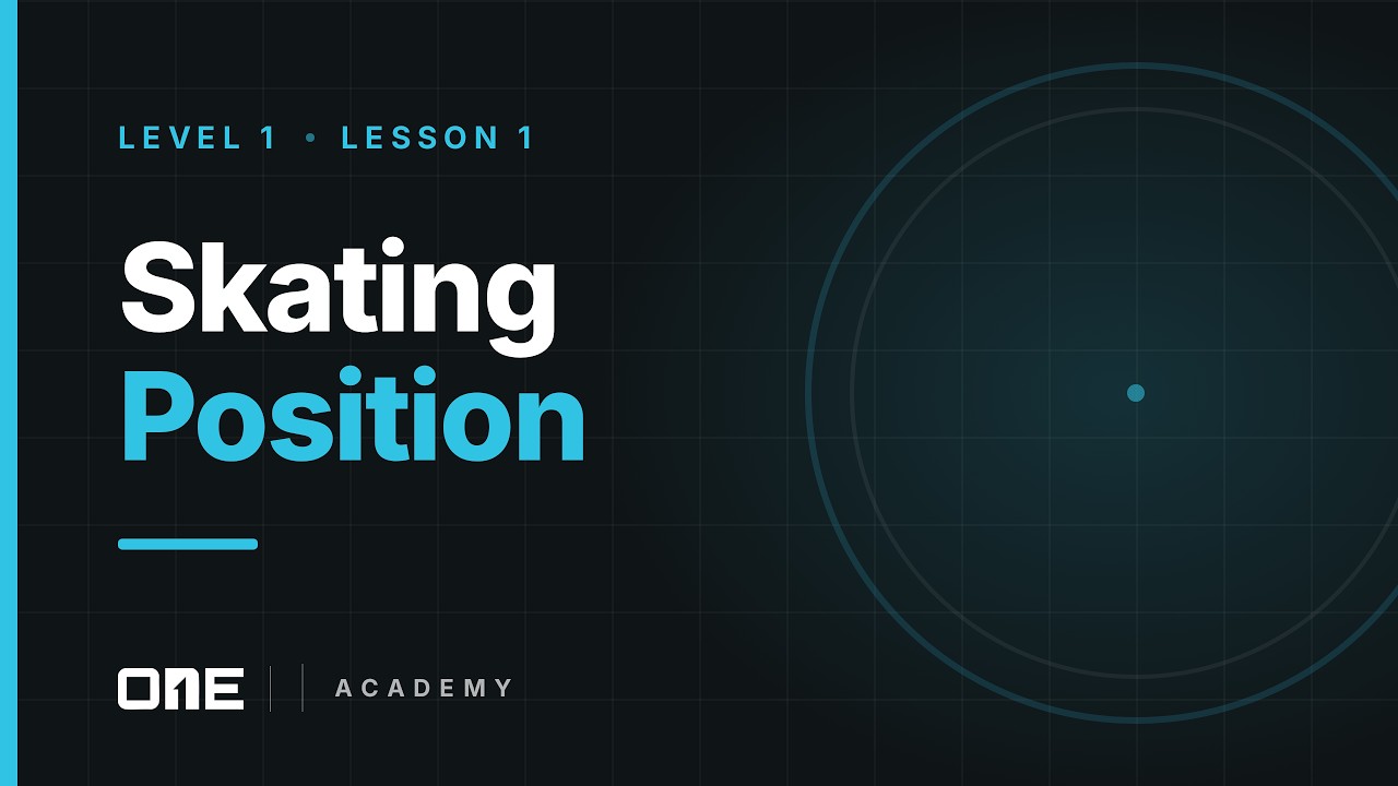 Skating Position | @ONE.Blades  Learn to skate course