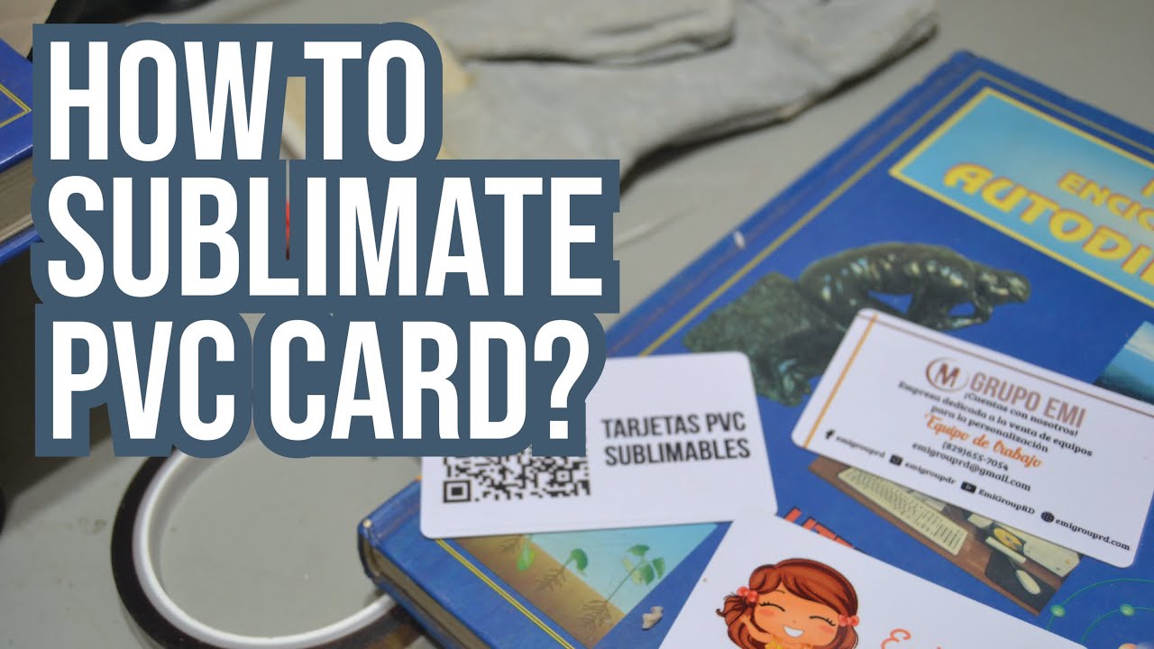 How to sublimate PVC cards?