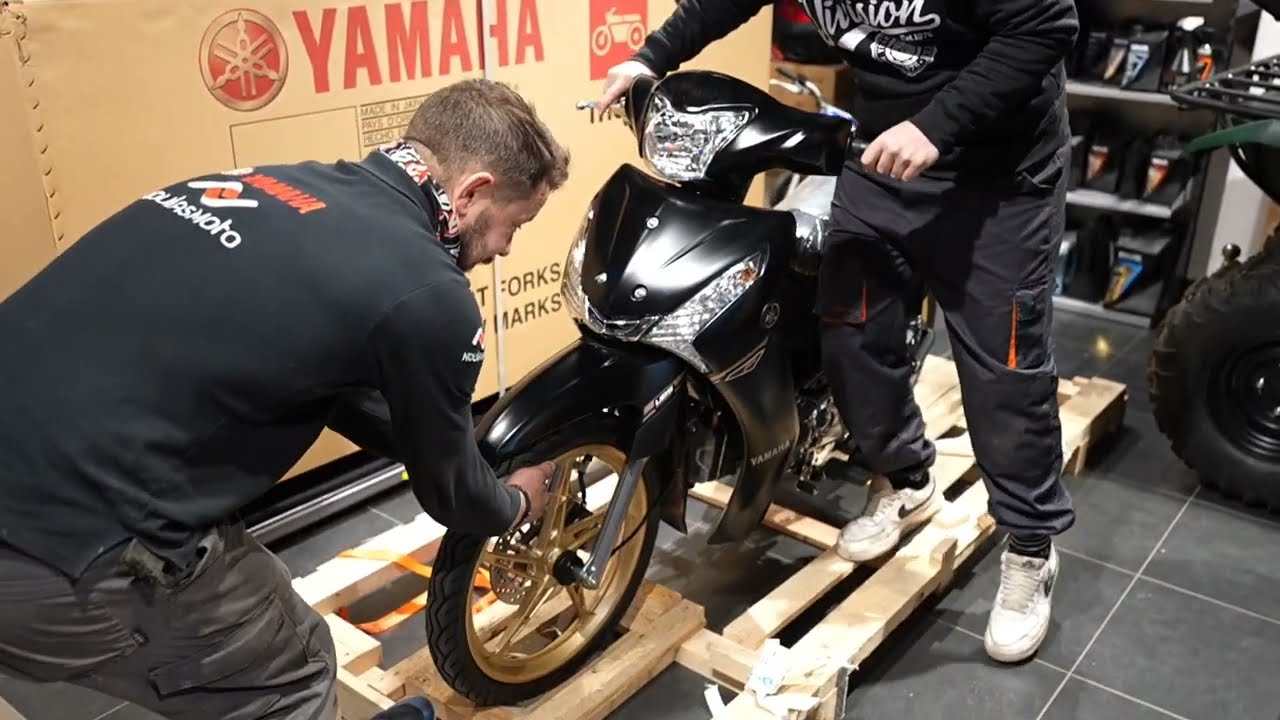 unboxing the new 2024 YAMAHA CRYPTON 115 (new color)