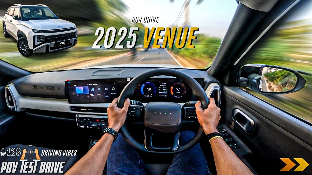 2025 HYUNDAI VENUE | HX 6T | 1.2L 82BHP | POV Drive #128 | VENUE FACELIFT | 4K | #venue2025 #venue