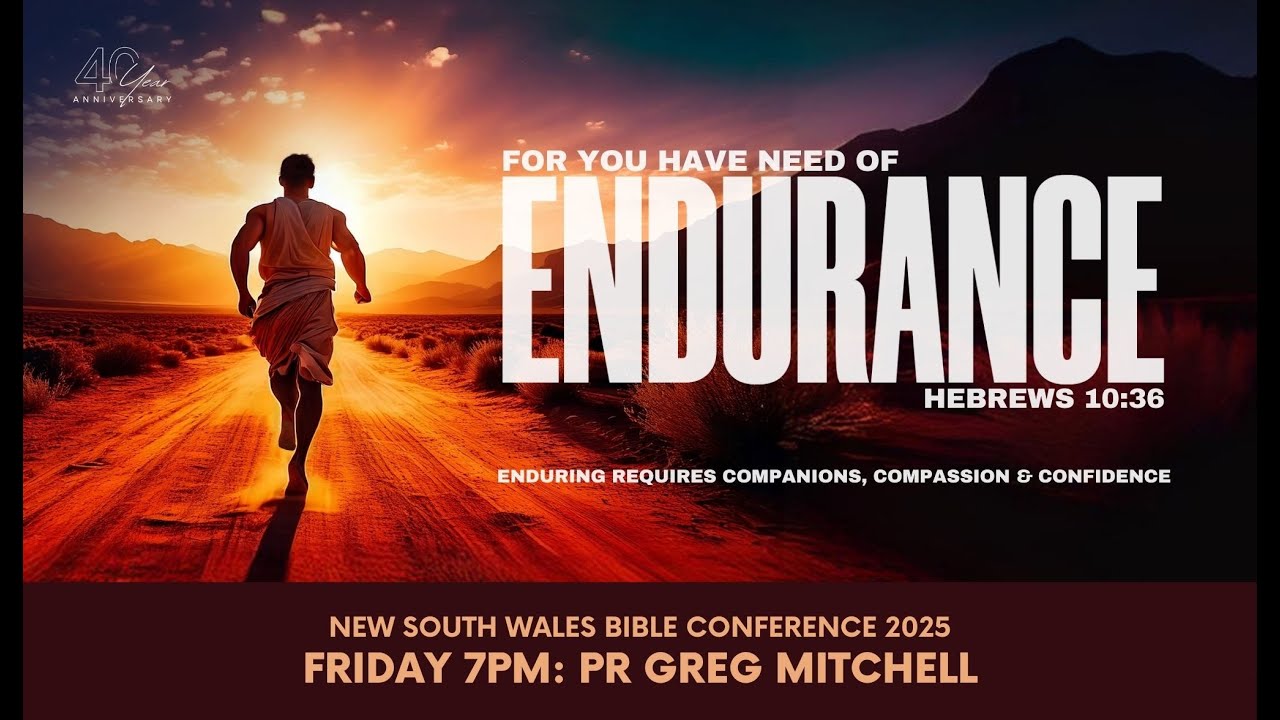 Sydney Conference 2025 | Friday 5 September 7pm | Pr Greg Mitchell