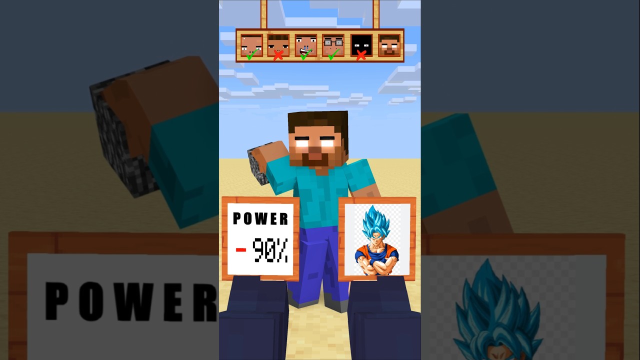HELP Herobrine To Choose And Throw A Bedrock #friendship #shorts #trending #anime