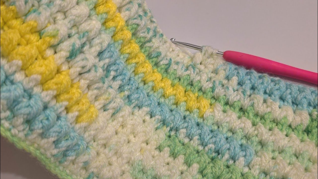 VERY BEAUTIFUL AND EASY CROCHET PATTERN FOR BABY BLANKET