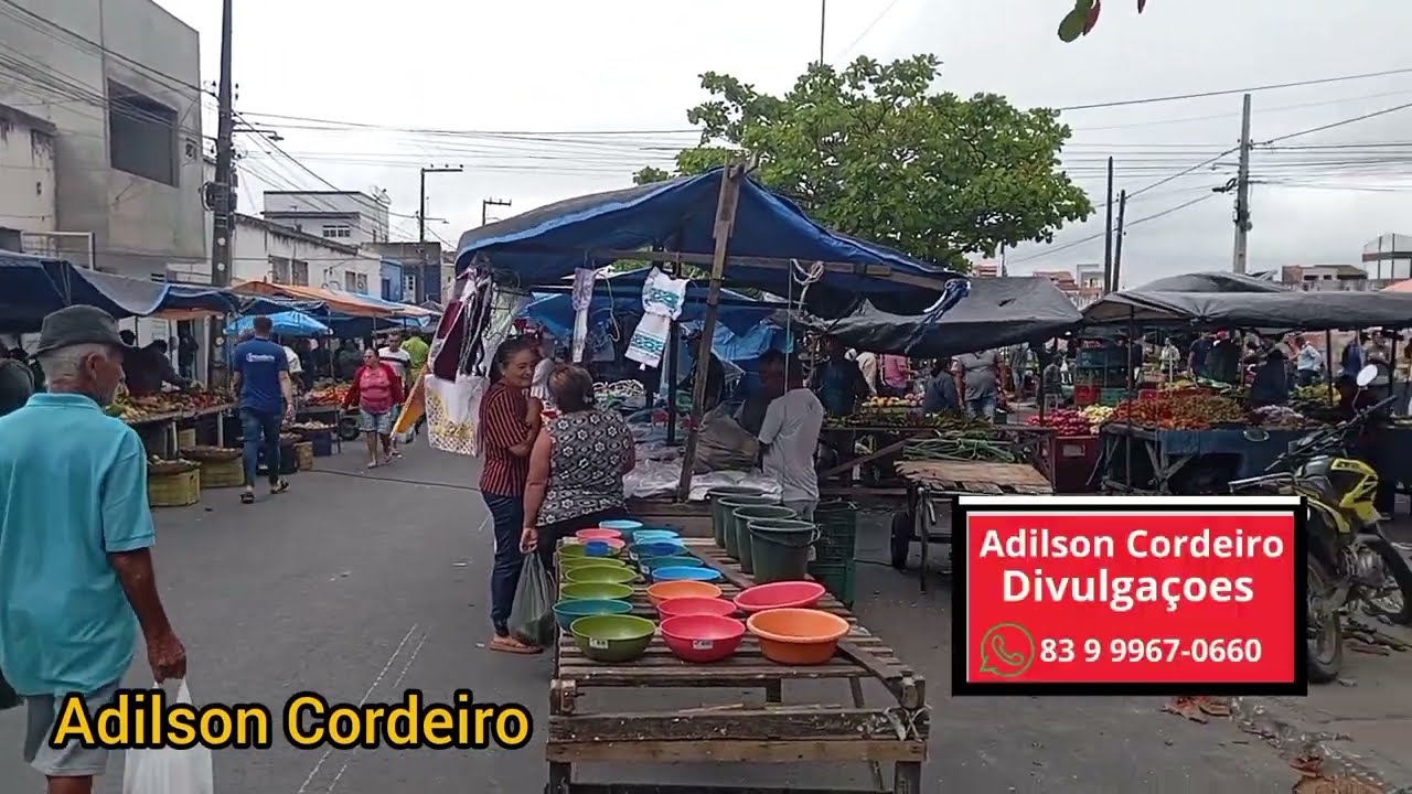 Feira livre Esperança Paraíba Brasil 14/09/2024