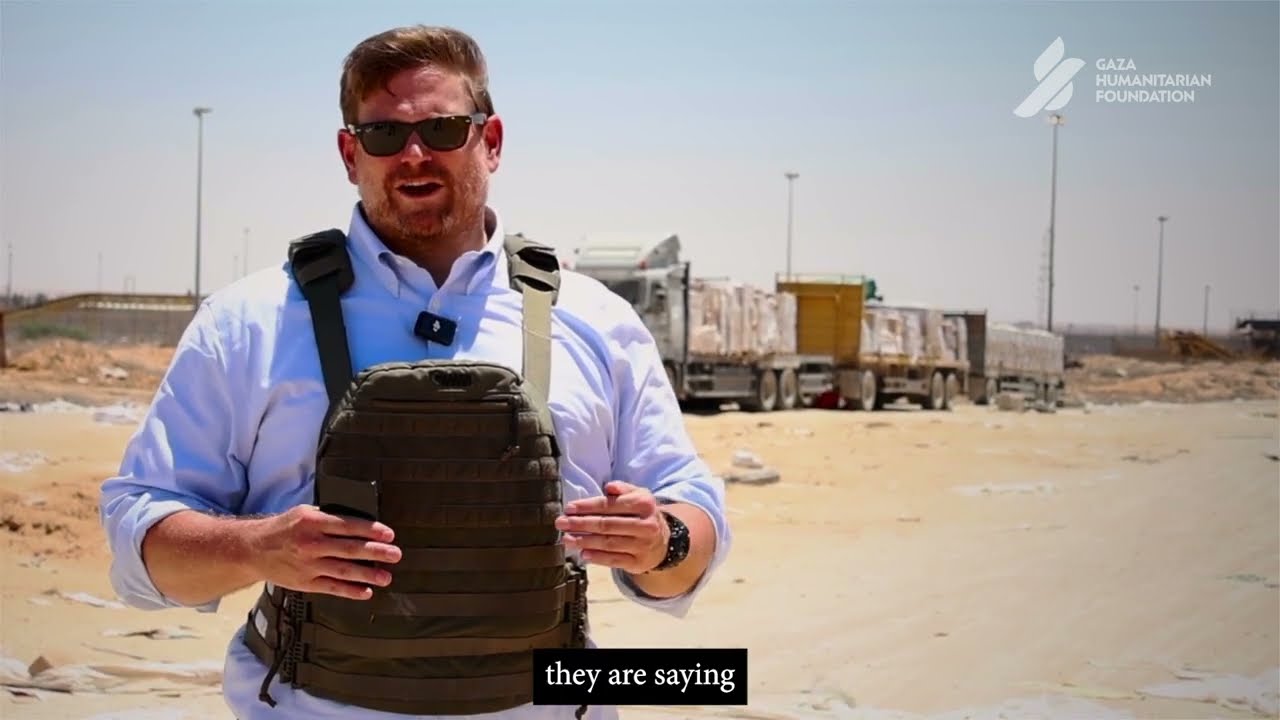 UN Aid Trucks are &lsquo;Sitting Here Idle&rsquo; in Gaza - Gaza Humanitarian Foundation's Chapin Fay from Gaza