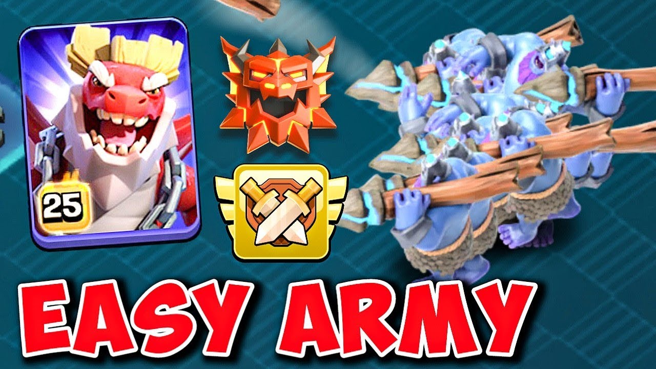Easy Dragon duke Meta for CWL and Legend . (Clash of Clans)